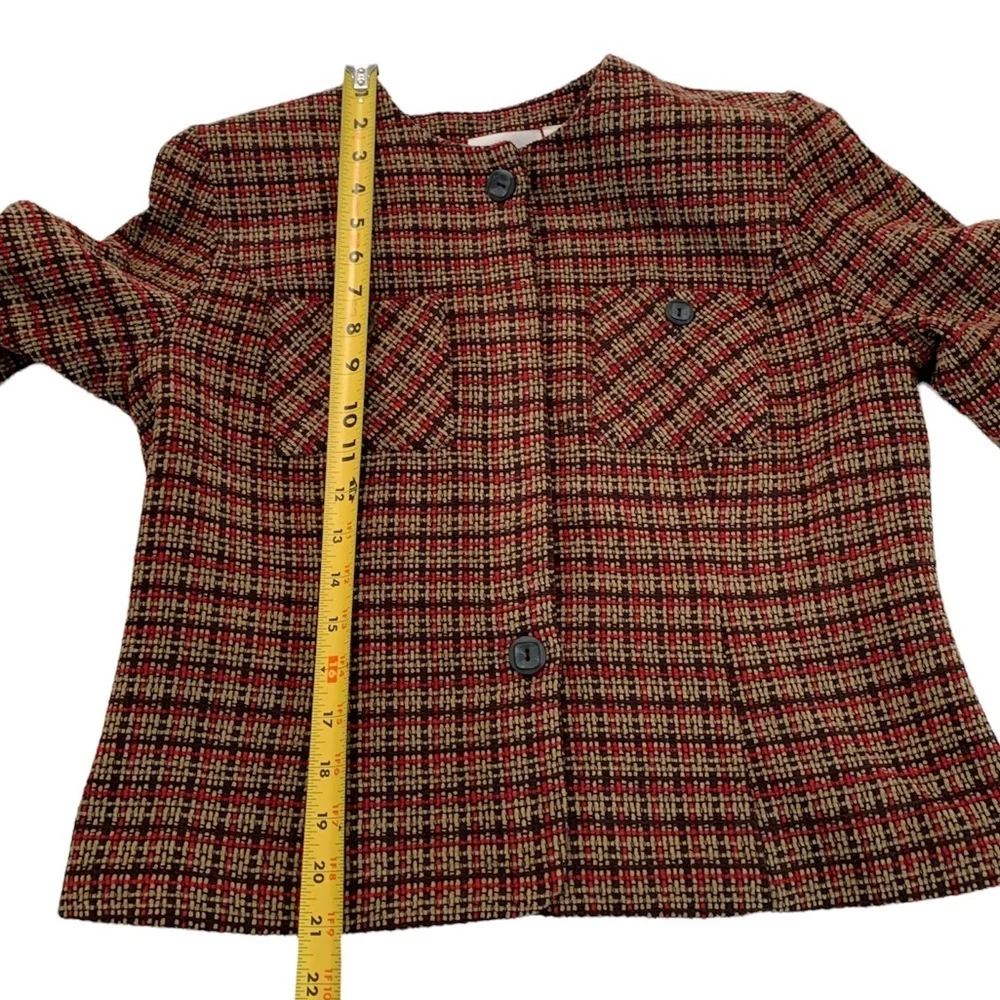 Halmode Petites Button Down Blazer Size 8